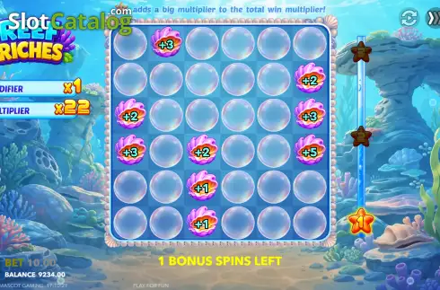 Οθόνη3. Reef Riches (Mascot Gaming) Κουλοχέρης 