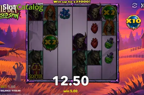 Οθόνη3. Evil Bet: Cursed Spin Κουλοχέρης 