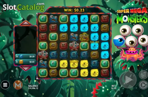 Οθόνη4. Super Mega Monsters Κουλοχέρης