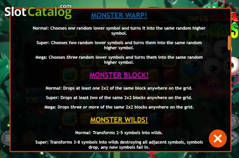 Οθόνη7. Super Mega Monsters Κουλοχέρης