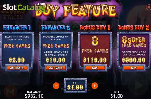 Οθόνη5. Drac's Stacks Κουλοχέρης