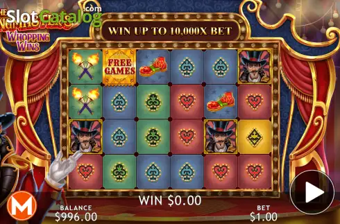 Οθόνη2. The Ringmaster's Whopping Wins Κουλοχέρης 