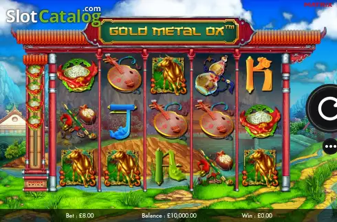 Οθόνη2. Gold Metal Ox Κουλοχέρης
