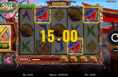 Οθόνη3. Shinobi Supersweep Κουλοχέρης