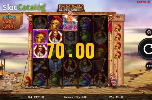 Οθόνη3. 500 BC Sparta Supersweep Κουλοχέρης
