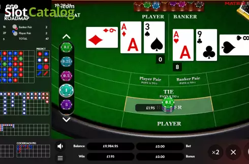 Οθόνη4. Baccarat (Matrix Studios) Κουλοχέρης