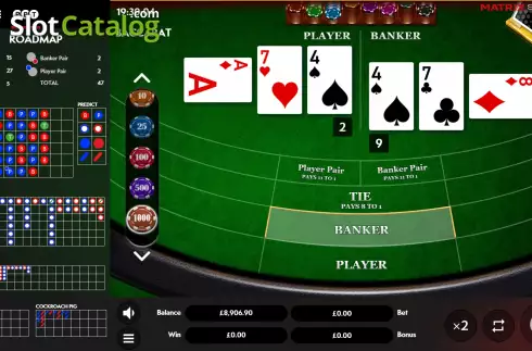Οθόνη5. Baccarat (Matrix Studios) Κουλοχέρης