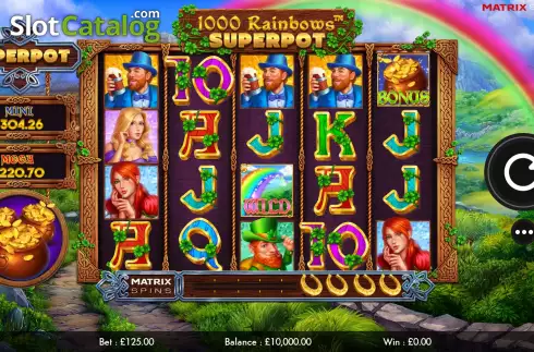 Οθόνη2. 1000 Rainbows Superpot Κουλοχέρης