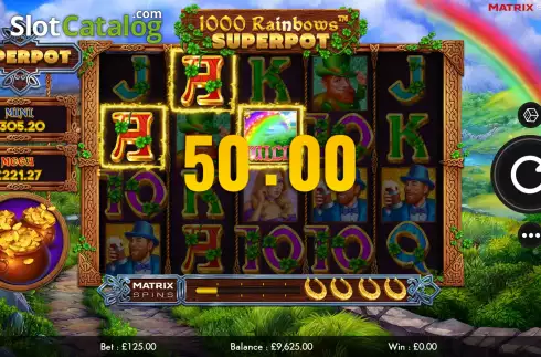 Οθόνη3. 1000 Rainbows Superpot Κουλοχέρης