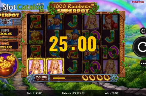 Οθόνη5. 1000 Rainbows Superpot Κουλοχέρης