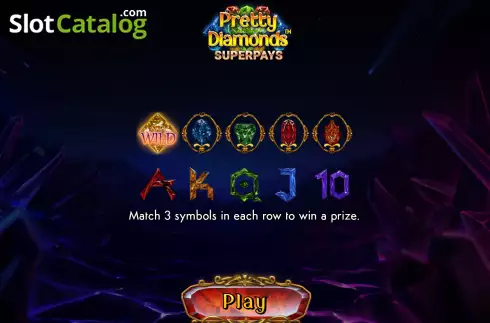 Οθόνη5. Pretty Diamonds Scratch Κουλοχέρης