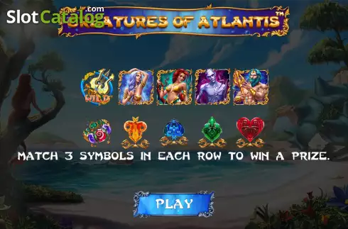 Οθόνη7. Creatures of Atlantis Scratch Κουλοχέρης