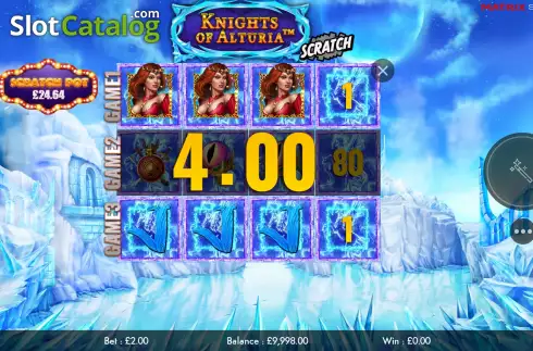 Οθόνη3. Knights of Alturia Scratch Κουλοχέρης