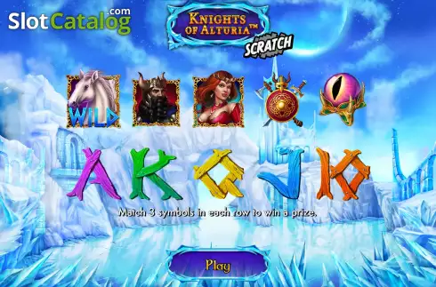 Οθόνη7. Knights of Alturia Scratch Κουλοχέρης