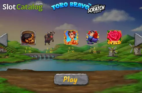 Οθόνη9. Toro Bravo Scratch Κουλοχέρης