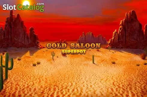 Gold Saloon Superpot Scratch Λογότυπο