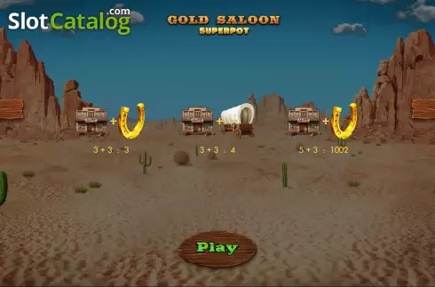 Οθόνη7. Gold Saloon Superpot Scratch Κουλοχέρης 