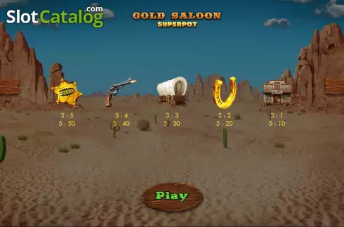 Οθόνη9. Gold Saloon Superpot Scratch Κουλοχέρης 