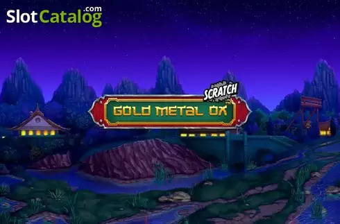 Gold Metal Ox Scratch Λογότυπο Gold Metal Ox Scratch Λογότυπο