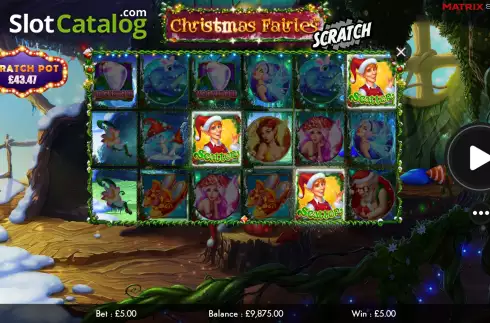 Οθόνη3. Christmas Fairies Scratch Κουλοχέρης