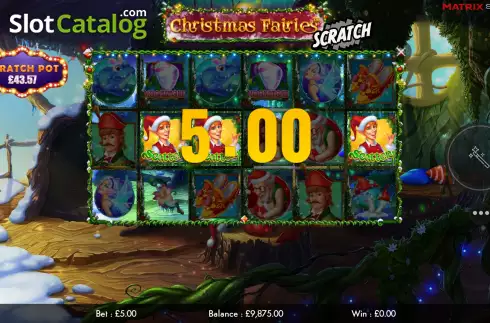 Οθόνη4. Christmas Fairies Scratch Κουλοχέρης