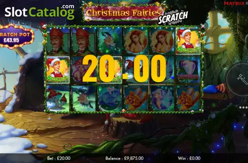 Οθόνη5. Christmas Fairies Scratch Κουλοχέρης