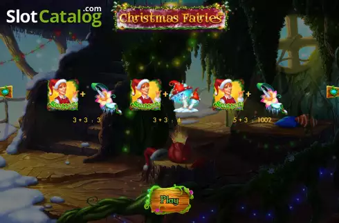 Οθόνη7. Christmas Fairies Scratch Κουλοχέρης