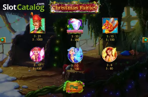 Οθόνη8. Christmas Fairies Scratch Κουλοχέρης