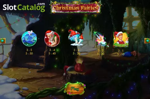 Οθόνη9. Christmas Fairies Scratch Κουλοχέρης
