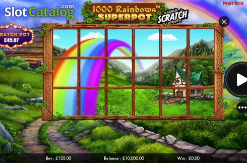 Οθόνη2. 1000 Rainbows Superpot Scratch Κουλοχέρης 