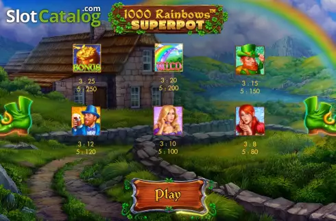 Οθόνη8. 1000 Rainbows Superpot Scratch Κουλοχέρης 