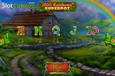 Οθόνη9. 1000 Rainbows Superpot Scratch Κουλοχέρης 