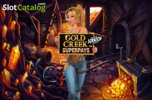 Gold Creek Superpays Scratch Λογότυπο Gold Creek Superpays Scratch Λογότυπο