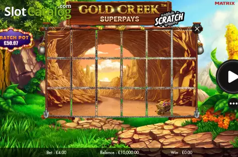Οθόνη2. Gold Creek Superpays Scratch Κουλοχέρης