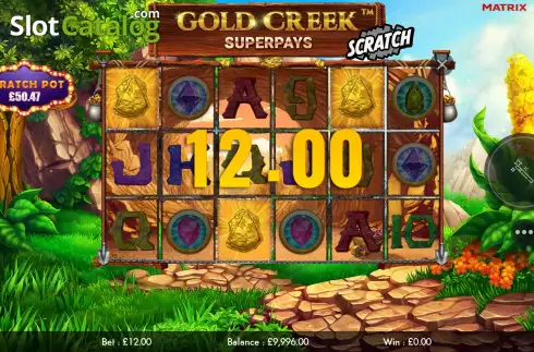Οθόνη4. Gold Creek Superpays Scratch Κουλοχέρης