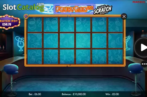 Οθόνη2. Fruit Bar Scratch Κουλοχέρης