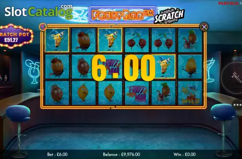 Οθόνη3. Fruit Bar Scratch Κουλοχέρης