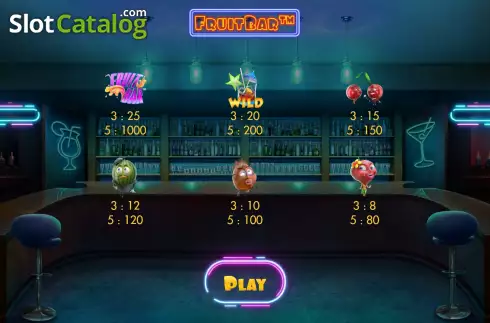 Οθόνη8. Fruit Bar Scratch Κουλοχέρης