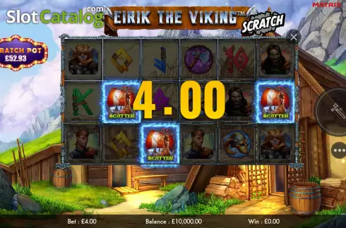 Οθόνη4. Eirik the Viking Scratch Κουλοχέρης