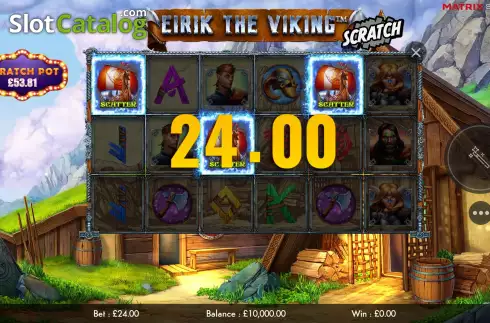 Οθόνη6. Eirik the Viking Scratch Κουλοχέρης