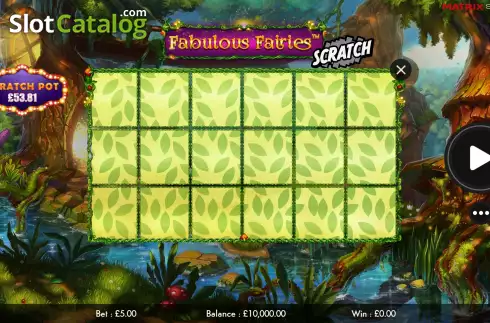 Οθόνη2. Fabulous Fairies Scratch Κουλοχέρης