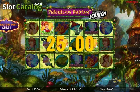 Οθόνη6. Fabulous Fairies Scratch Κουλοχέρης