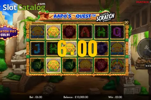 Οθόνη3. Aapo's Quest Scratch Κουλοχέρης