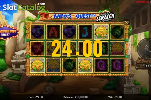 Οθόνη5. Aapo's Quest Scratch Κουλοχέρης
