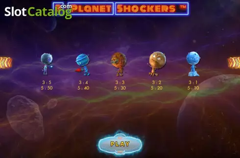 Οθόνη9. 9 Planet Shockers Scratch Κουλοχέρης