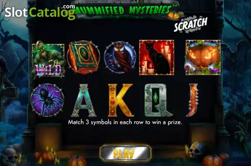Οθόνη5. Mummified Mysteries Scratch Κουλοχέρης
