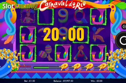 Οθόνη5. Carnaval Do Rio (Matrix Studios) Κουλοχέρης 