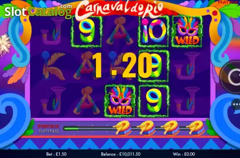 Οθόνη4. Carnaval Do Rio (Matrix Studios) Κουλοχέρης 