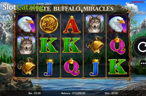 Οθόνη2. White Buffalo Miracles Κουλοχέρης