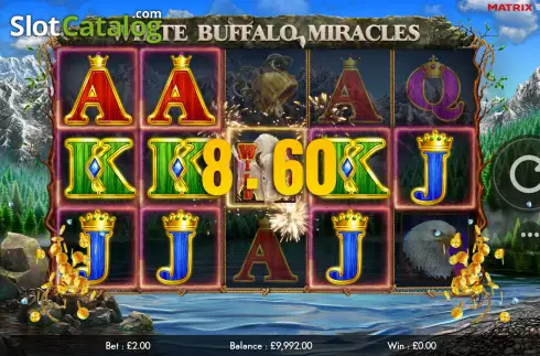 Οθόνη3. White Buffalo Miracles Κουλοχέρης